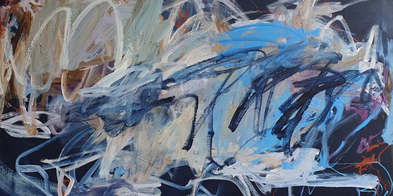 Wellengang I Acryl Oel auf Leinwand 107x97 cm Bern 2024